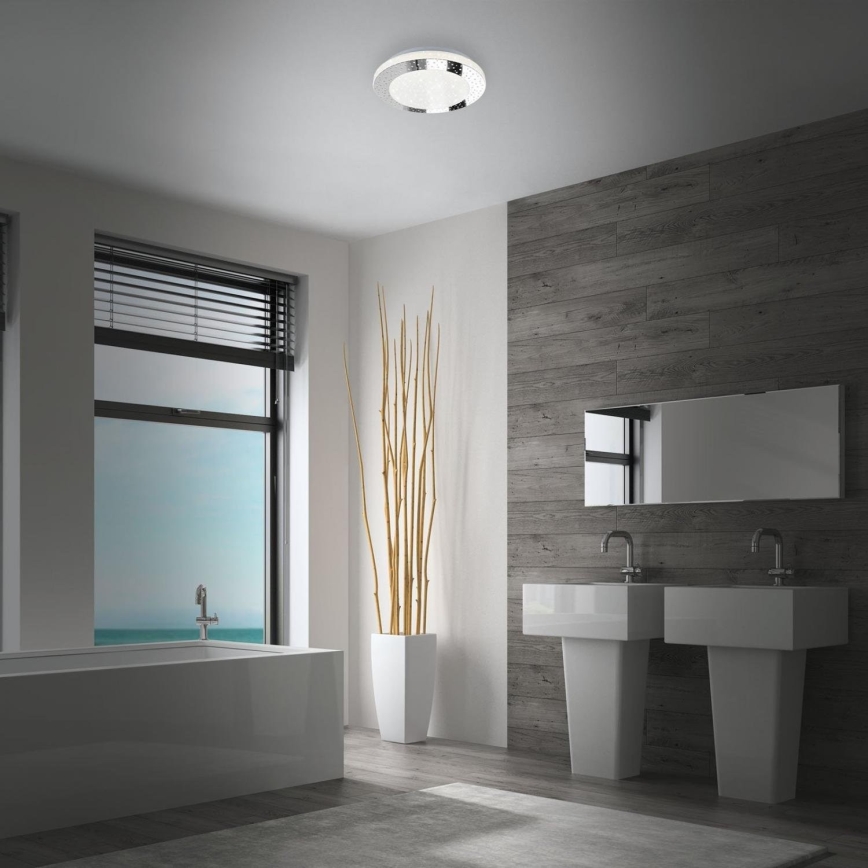 Briloner 3693-018 - LED lubinis vonios šviestuvas LED/15W/230V IP44 4000K diametras 28 cm
