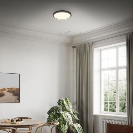 Briloner 3700-015 - LED lubinis šviestuvas RUNA LED/16W/230V 3000K diametras 28 cm juoda