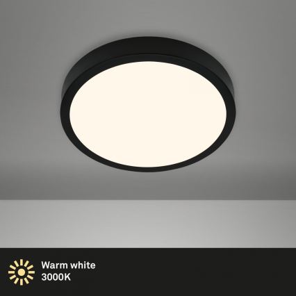 Briloner 3700-015 - LED lubinis šviestuvas RUNA LED/16W/230V 3000K diametras 28 cm juoda