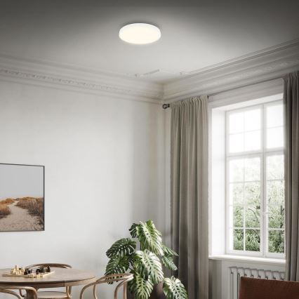 Briloner 3700-016 - LED lubinis šviestuvas RUNA LED/16W/230V 3000K diametras 28 cm balta