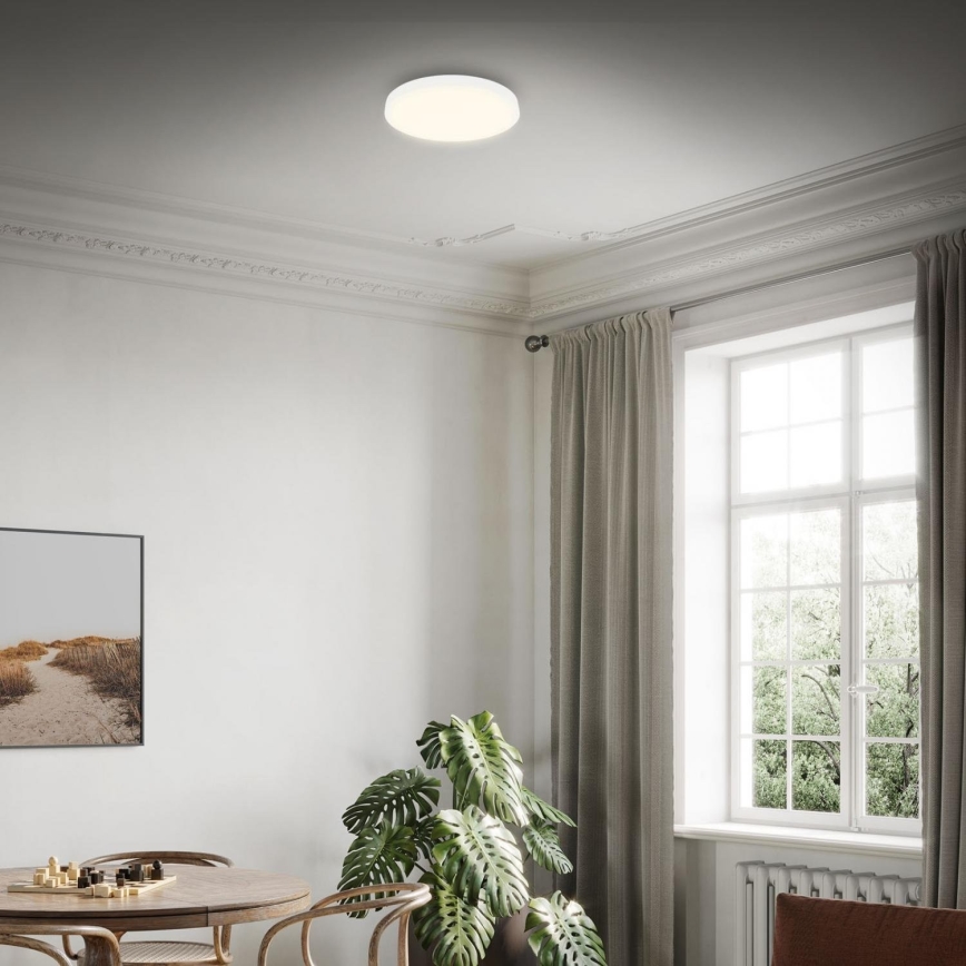 Briloner 3700-016 - LED lubinis šviestuvas RUNA LED/16W/230V 3000K diametras 28 cm balta