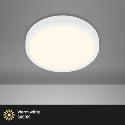 Briloner 3700-016 - LED lubinis šviestuvas RUNA LED/16W/230V 3000K diametras 28 cm balta