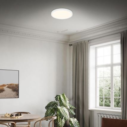 Briloner 3703-016 - LED lubinis šviestuvas RUNA LED/24W/230V 3000K diametras 38 cm balta