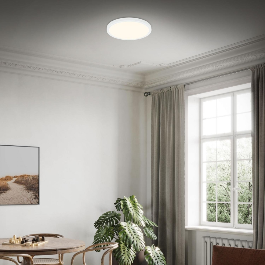Briloner 3703-016 - LED lubinis šviestuvas RUNA LED/24W/230V 3000K diametras 38 cm balta