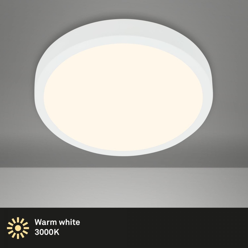 Briloner 3703-016 - LED lubinis šviestuvas RUNA LED/24W/230V 3000K diametras 38 cm balta