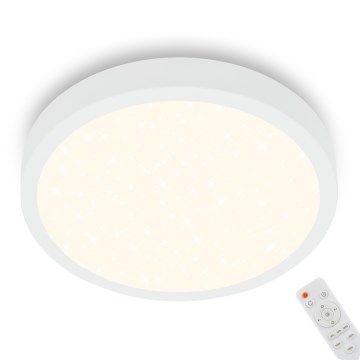 Briloner 3704-016 - LED Pritemdomas lubinis šviestuvas RUNA LED/22W/230V 2700-6500K balta + nuotolinio valdymo pultas