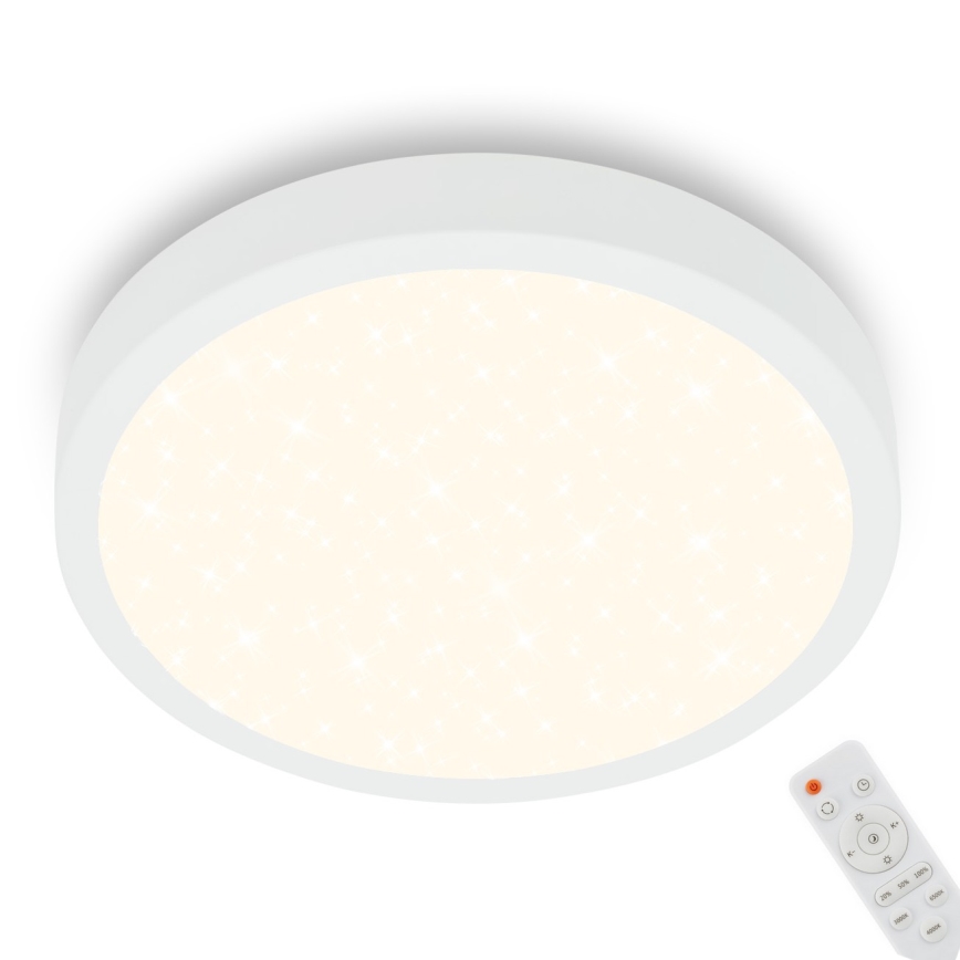 Briloner 3704-016 - LED Pritemdomas lubinis šviestuvas RUNA LED/22W/230V 2700-6500K balta + nuotolinio valdymo pultas
