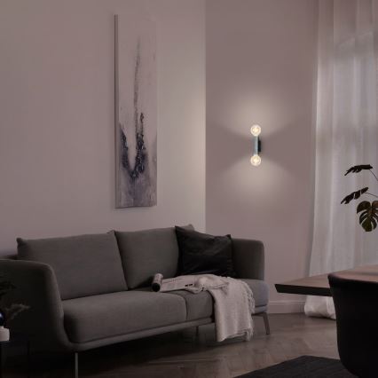 Briloner 3710-024 - Sieninis šviestuvas 2xE27/10W/230V