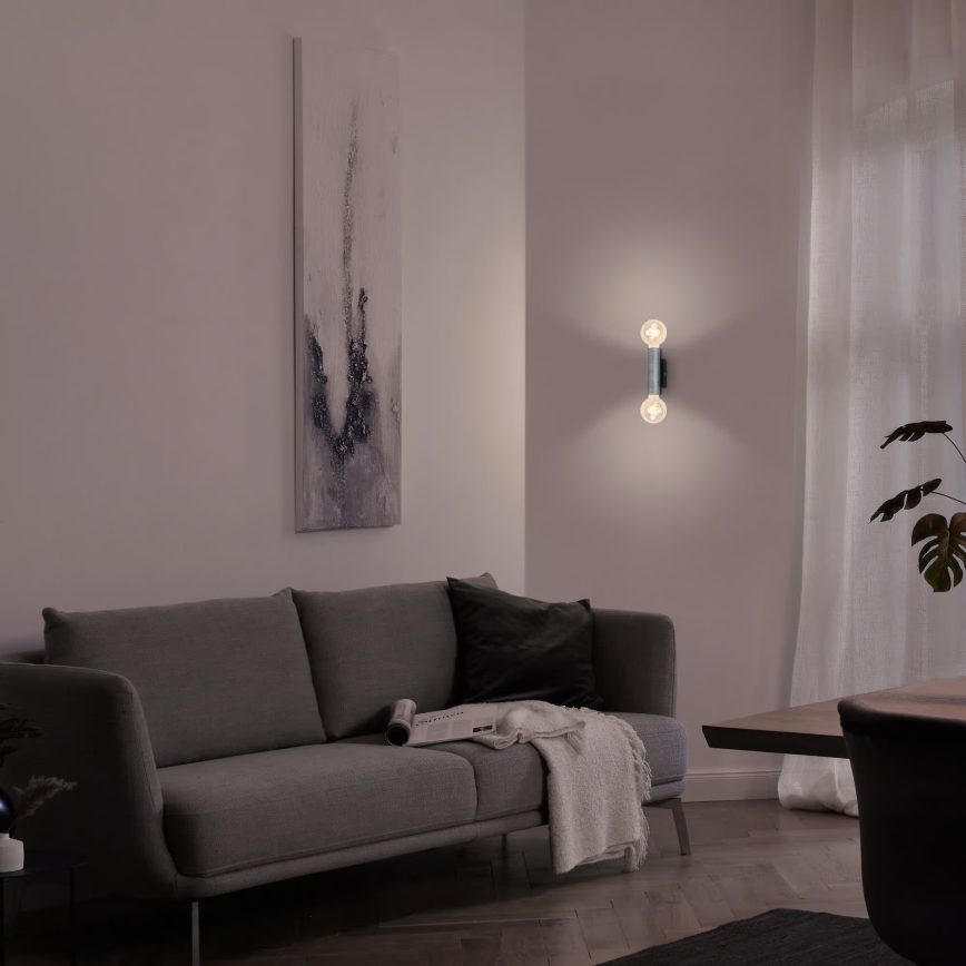 Briloner 3710-024 - Sieninis šviestuvas 2xE27/10W/230V