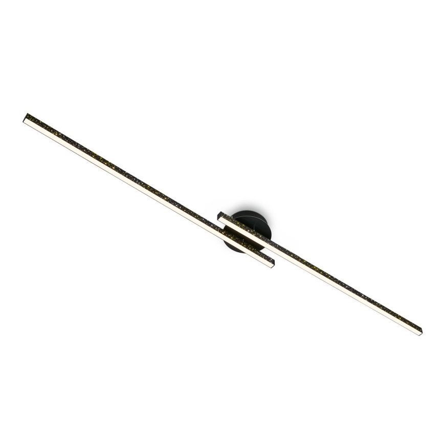 Briloner 3717-025 - LED Ant pagrindo montuojamas sietynas REY 2xLED/12W/230V juoda
