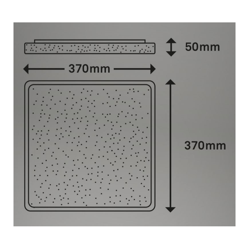 Briloner 3749-414 - LED lubinis šviestuvas LINO LED/24W/230V matinis chromas