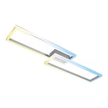 Briloner 3761019 - reguliuojamas LED lubinis šviestuvas LED/45W/230V 2700-6500K matinis chromas + nuotolinis valdymas