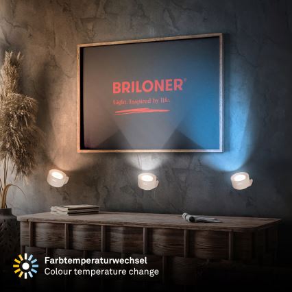 Briloner 3896011 - LED reguliuojamo ryškumo įkraunamas sieninis šviestuvas TARI LED/1,6W/5V 1500 mAh smėlio spalvos