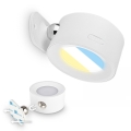 Briloner 3896016 - LED dimeriuojamas įkraunamas sieninis šviestuvas TARI LED/1,6W/5V 1500 mAh balta
