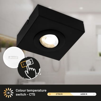 Briloner 3996015 - LED Akcentinis šviestuvas CTS LED/4W/230V 2700/4000K juoda