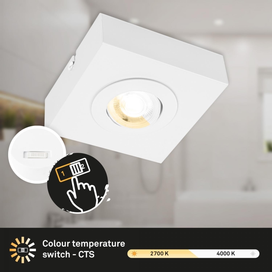Briloner 3996016 - LED Akcentinis šviestuvas CTS LED/4W/230V 2700/4000K balta