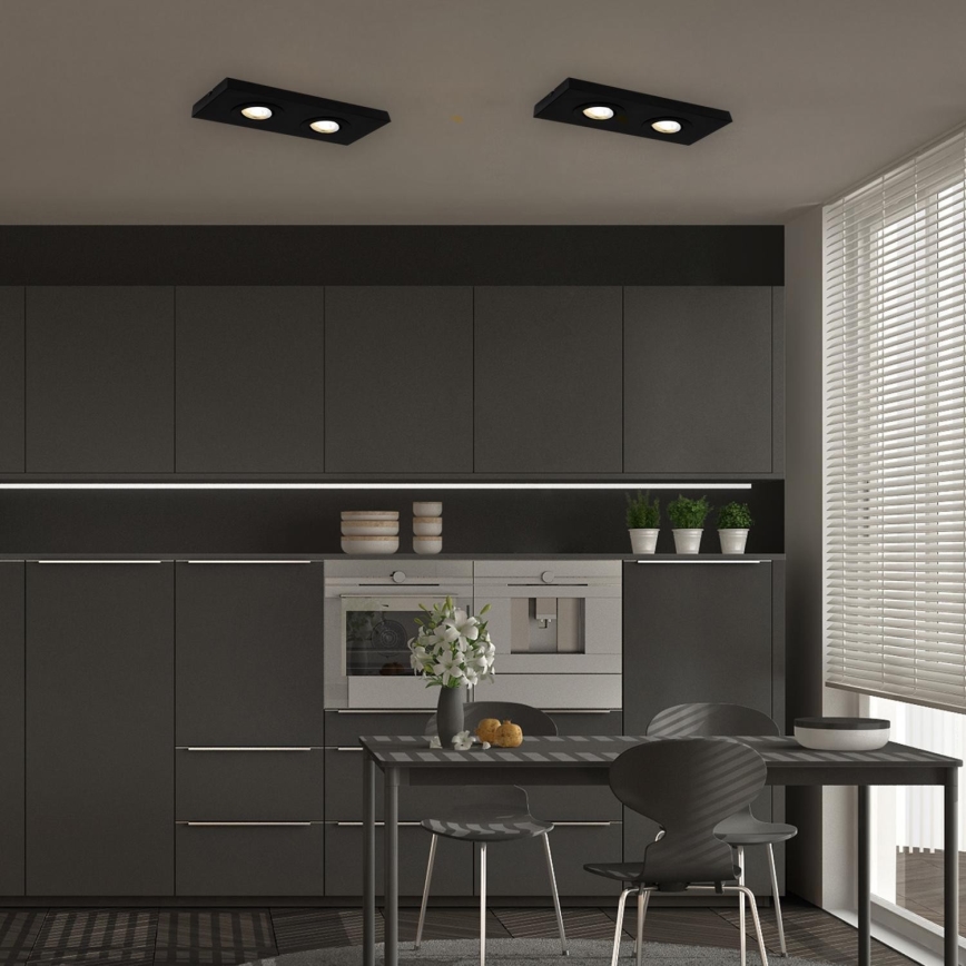 Briloner 3996025 - LED Akcentinis šviestuvas CTS 2xLED/4W/230V 2700/4000K juoda