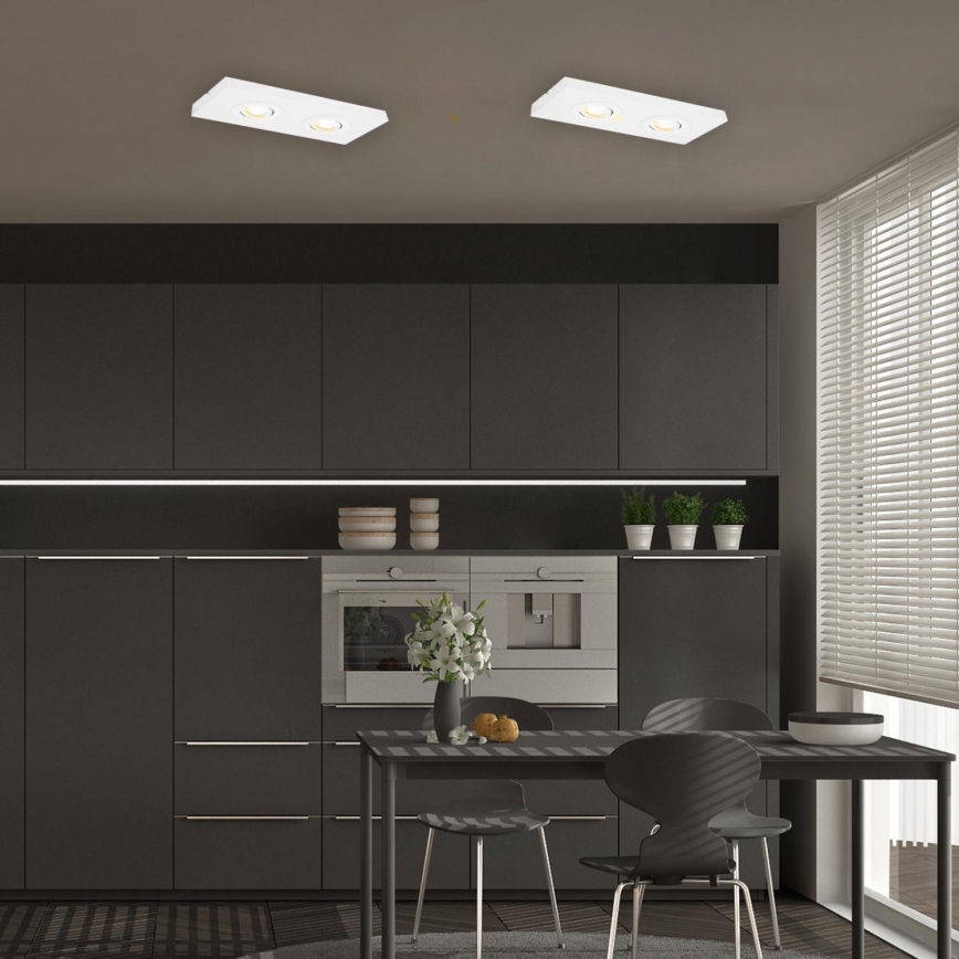 Briloner 3996026 - LED Akcentinis šviestuvas CTS 2xLED/4W/230V 2700/4000K balta