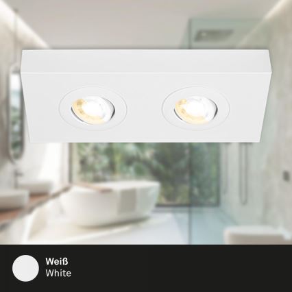 Briloner 3996026 - LED Akcentinis šviestuvas CTS 2xLED/4W/230V 2700/4000K balta