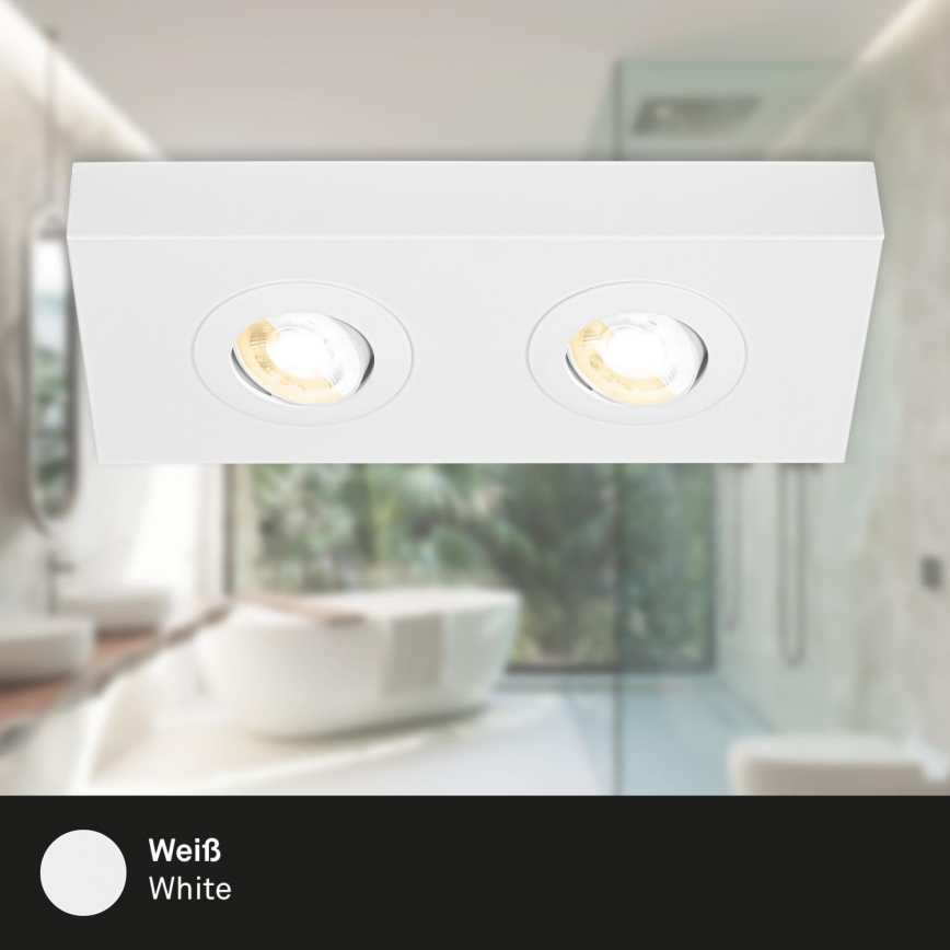 Briloner 3996026 - LED Akcentinis šviestuvas CTS 2xLED/4W/230V 2700/4000K balta