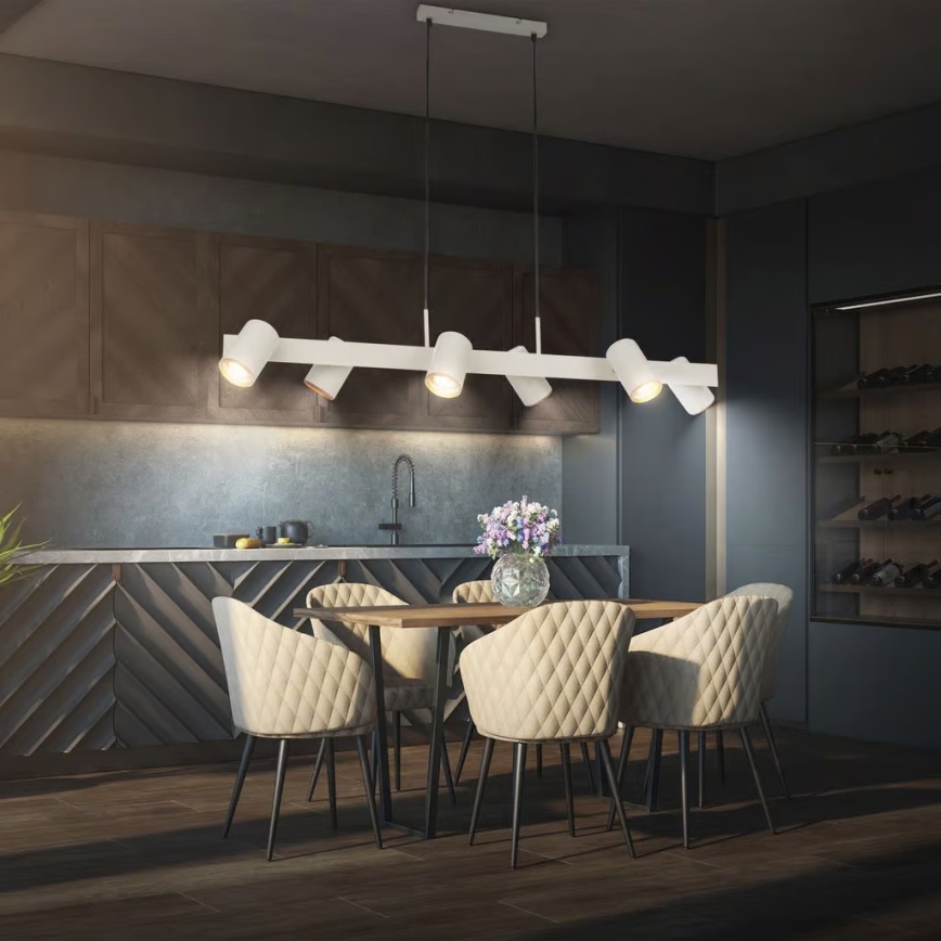 Briloner 4058064 - Pakabinama liustra ERA 6xGU10/10W/230V kreminė