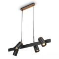 Briloner 4059045 - Pakabinamas šviestuvas ERA ant laido 4xGU10/10W/230V juodas