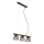 Briloner 4077-035 - Pakabinamas sietynas WOOD & STYLE 3xE14/25W/230V kaučiukas