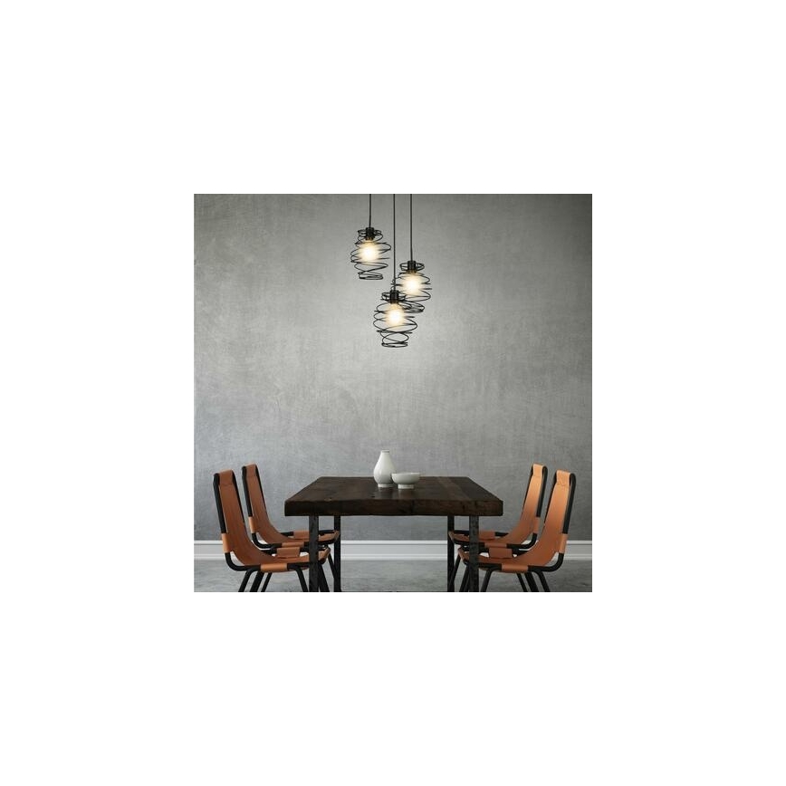 Briloner 4870-035 - Pakabinamas šviestuvas ant laido 3xE27/60W/230V