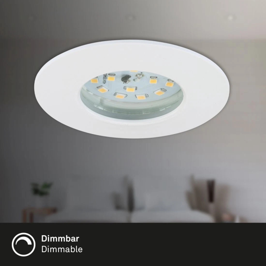 Briloner 6994-036 - komplektas (3 vnt.) įleidžiamų vonios LED šviestuvų LED/5W/230V IP44
