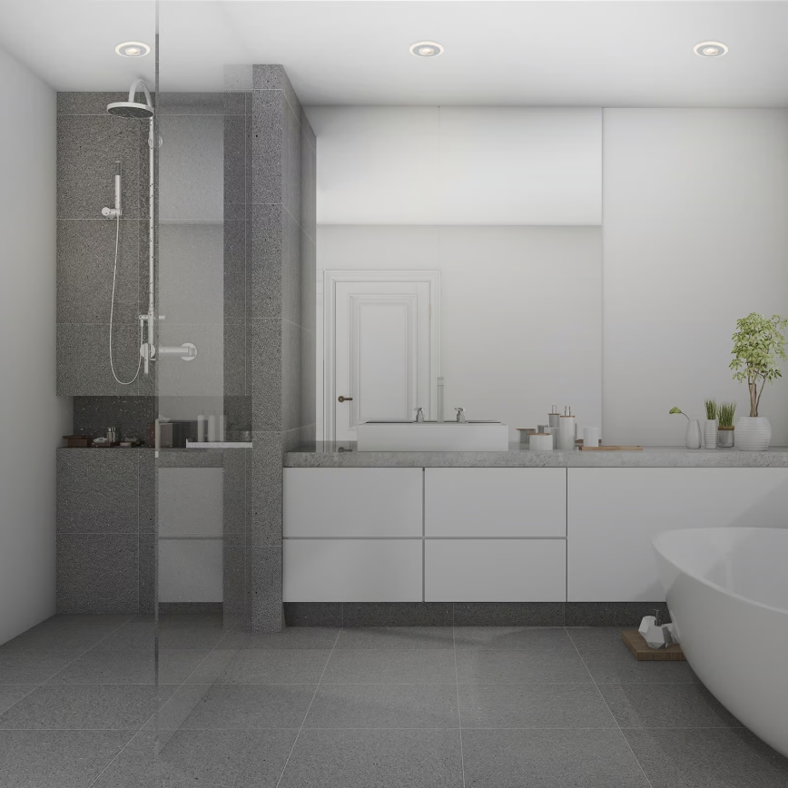 Briloner 7039034 - RINKINYS 3xLED vonios įleidžiamųjų šviestuvų 3xLED/5W/230V IP44 matinis chromas