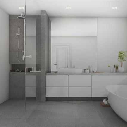 Briloner 7039036 - RINKINYS 3xLED vonios įleidžiamų šviestuvų LED/5W/230V IP44 baltas