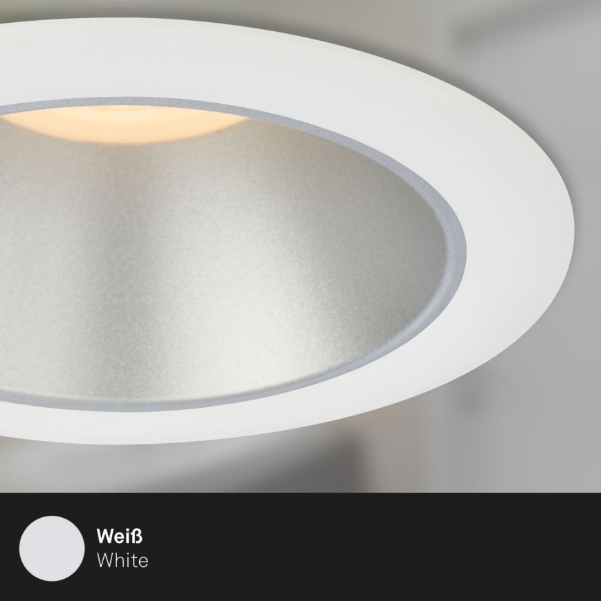 Briloner 7041-036 - KOMPLEKTAS 3x LED įleidžiamas lubinis vonios šviestuvas LED/4,9W/230V IP44 balta
