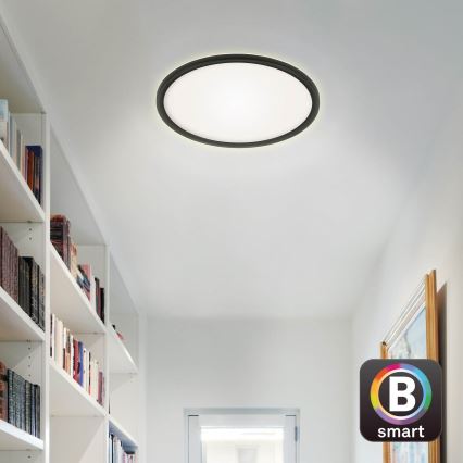 Briloner 7058-015 - LED Reguliuojamas šviestuvas SLIM LED/18W/230V 2700-6500K Wi-Fi Tuya + nuotolinio valdymo pultas