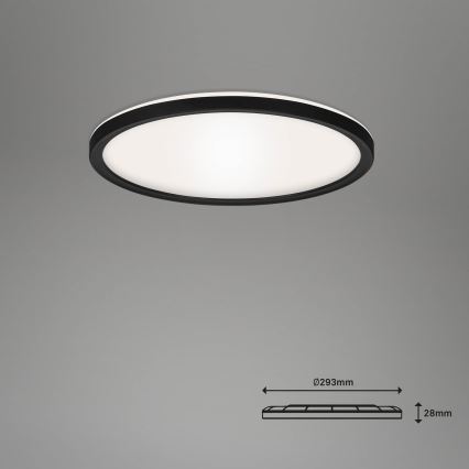 Briloner 7058-015 - LED Reguliuojamas šviestuvas SLIM LED/18W/230V 2700-6500K Wi-Fi Tuya + nuotolinio valdymo pultas