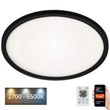 Briloner 7059-015 - LED Pritemdomas lubinis šviestuvas SLIM LED/22W/230V 2700-6500K Wi-Fi Tuya + nuotolinio valdymo pultas