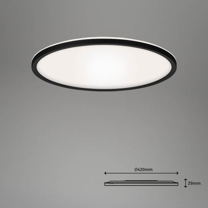 Briloner 7059-015 - LED Pritemdomas lubinis šviestuvas SLIM LED/22W/230V 2700-6500K Wi-Fi Tuya + nuotolinio valdymo pultas