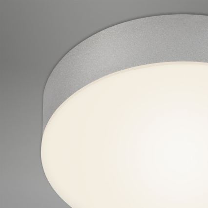 Briloner 7066-014 - LED lubinis šviestuvas FLAME LED/21W/230V 3000K sidabras diametras 28,7 cm