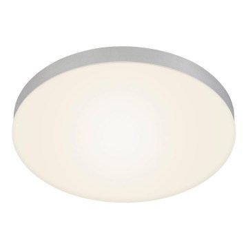 Briloner 7068-014 - LED lubinis šviestuvas FLAME LED/24,5W/230V 3000K diametras 38 cm sidabras