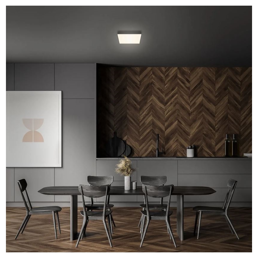 Briloner 7070-015 - LED lubinis šviestuvas FLAME LED/16W/230V juoda