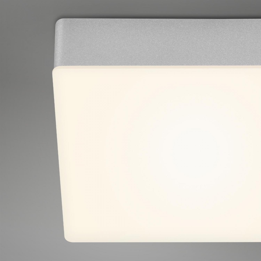 Briloner 7071-014 - LED lubinis šviestuvas FLAME LED/21W/230V 3000K 28,7x28,7 cm sidabras