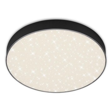 Briloner 7074-415 - LED lubinis šviestuvas STAR SKY LED/21W/230V 4000K diametras 28 cm juoda