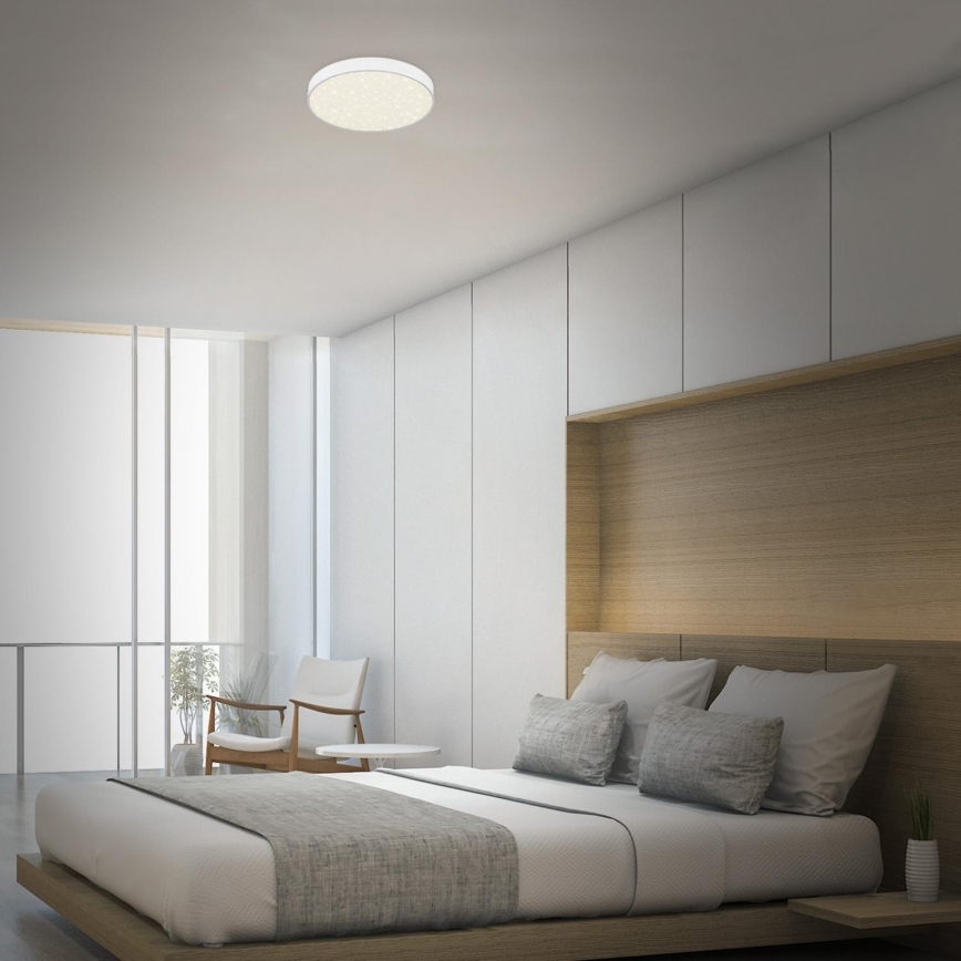 Briloner 7074-416 - LED lubinis šviestuvas STAR SKY LED/21W/230V 4000K diametras 28 cm balta