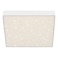 Briloner 7078-416 - LED lubinis šviestuvas STAR SKY LED/21W/230V 4000K 28x28 cm baltas