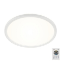 Briloner 7079-016 - LED reguliuojamas lubų šviestuvas SLIM LED/18W/230V 2700-6500K + nuotolinis valdymas