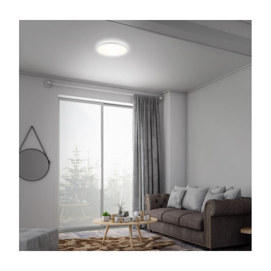 Briloner 7079-016 - LED reguliuojamas lubų šviestuvas SLIM LED/18W/230V 2700-6500K + nuotolinis valdymas