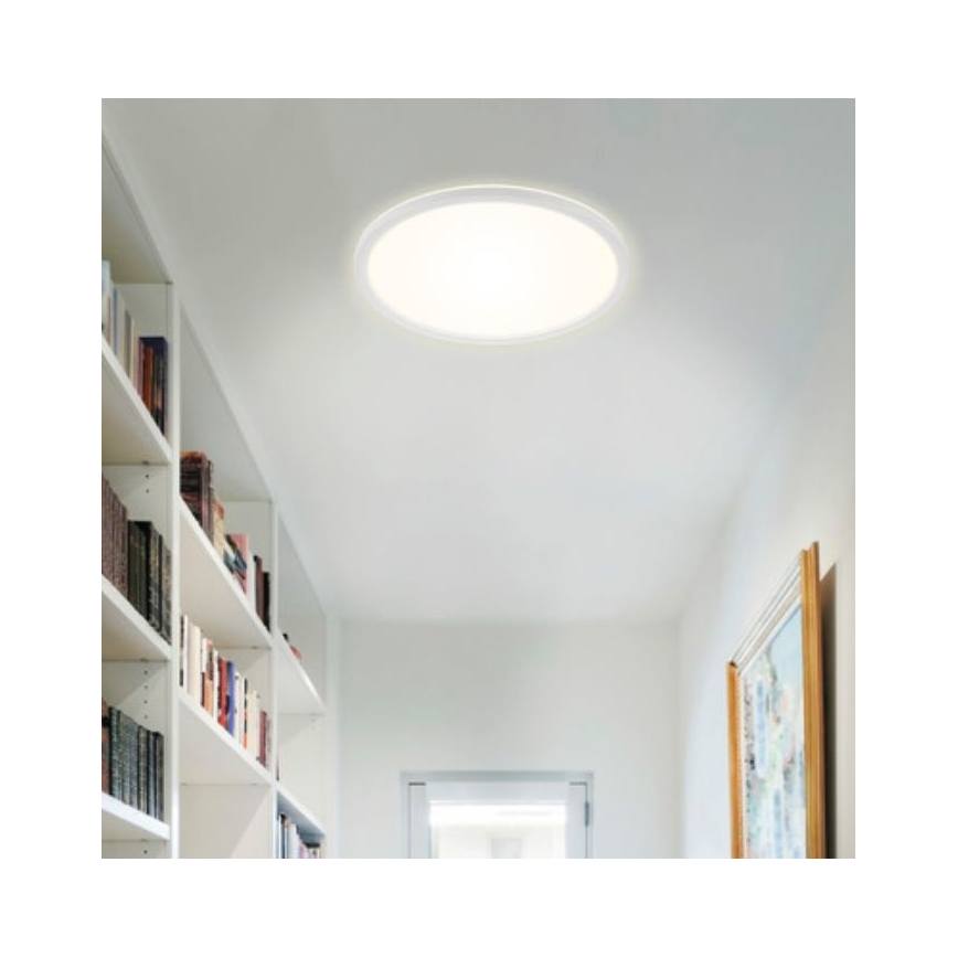 Briloner 7079-016 - LED reguliuojamas lubų šviestuvas SLIM LED/18W/230V 2700-6500K + nuotolinis valdymas