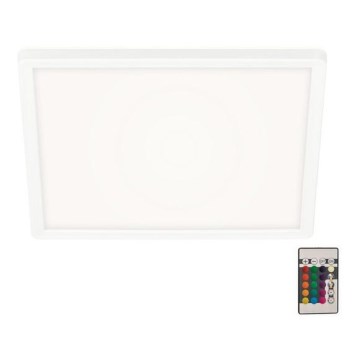 Briloner 7091-416 - LED RGBW reguliuojamas lubų šviestuvas SLIM LED/22W/230V + nuotolinio valdymo pultas
