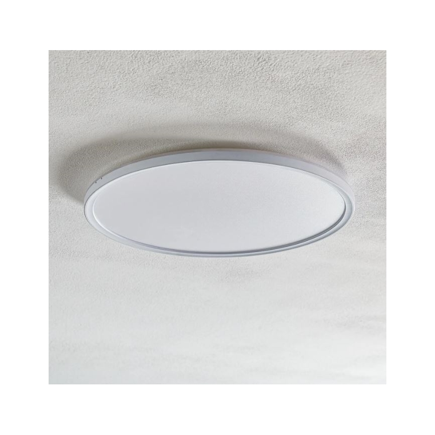 Briloner 7094-416 - LED RGBW Reguliuojamas lubinis šviestuvas SLIM LED/22W/230V + nuotolinio valdymo pultas