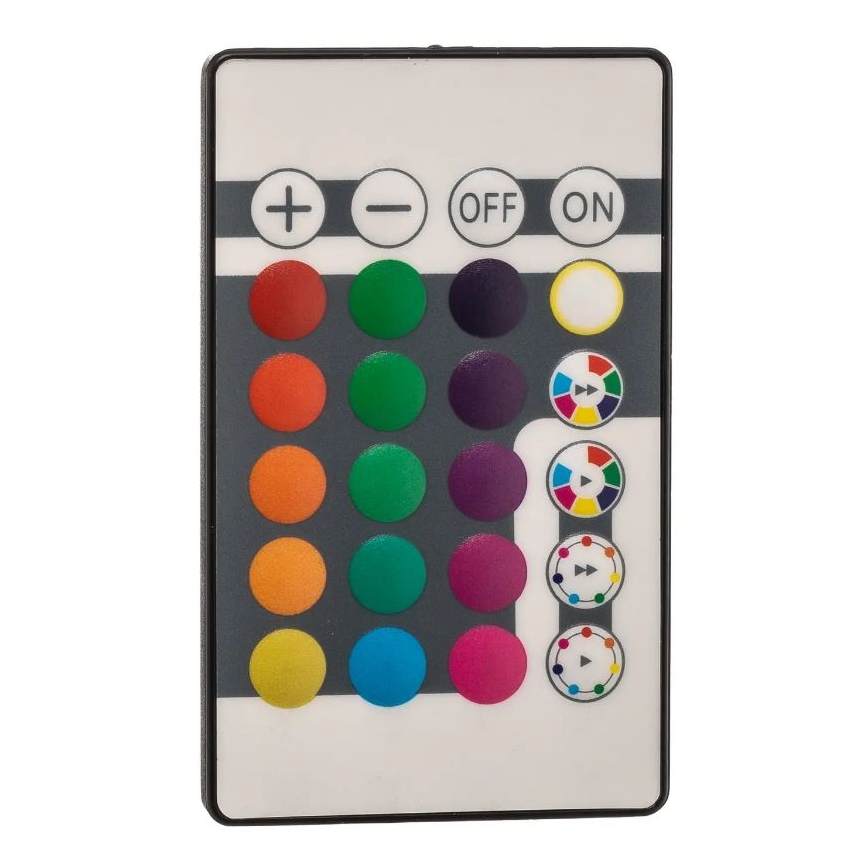 Briloner 7094-416 - LED RGBW Reguliuojamas lubinis šviestuvas SLIM LED/22W/230V + nuotolinio valdymo pultas