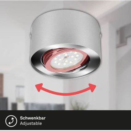 Briloner 7121-014 - LED Akcentinis šviestuvas TUBE 1xLED/5W/230V apvalus